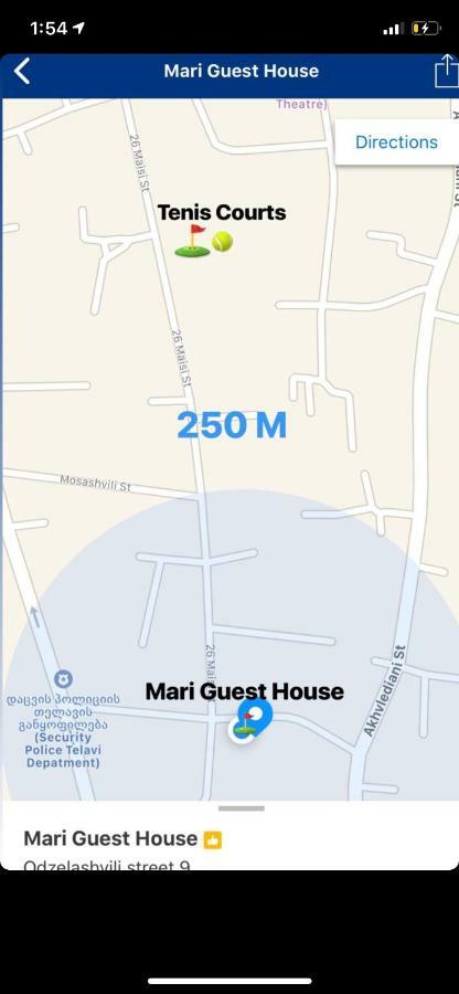 Mari Guest House Telavi Bagian luar foto